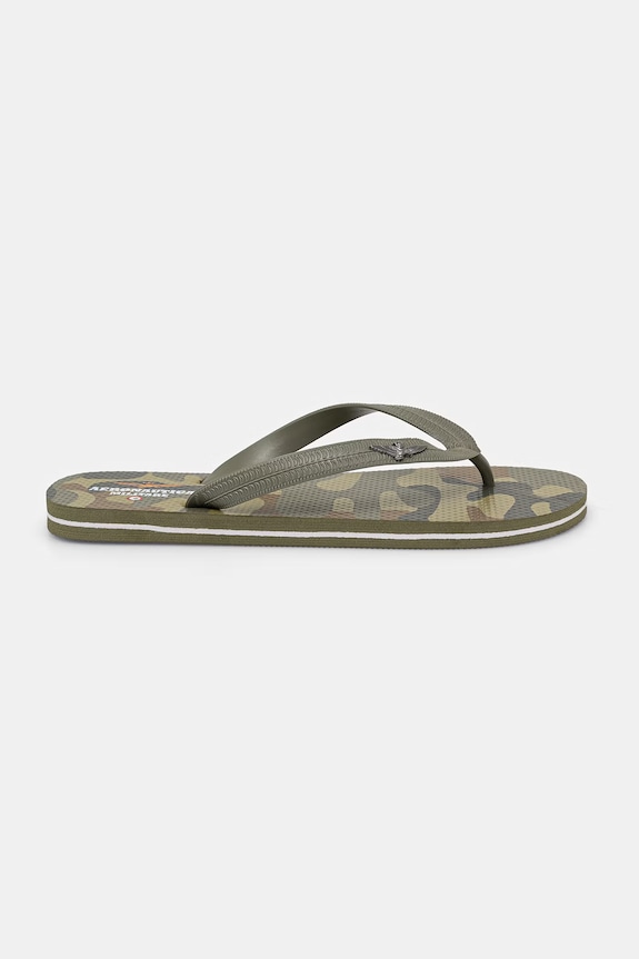 Aeronautica Militare pánske šľapky INFRADITO 261SC0243UCT03112.94398 zelená SS26