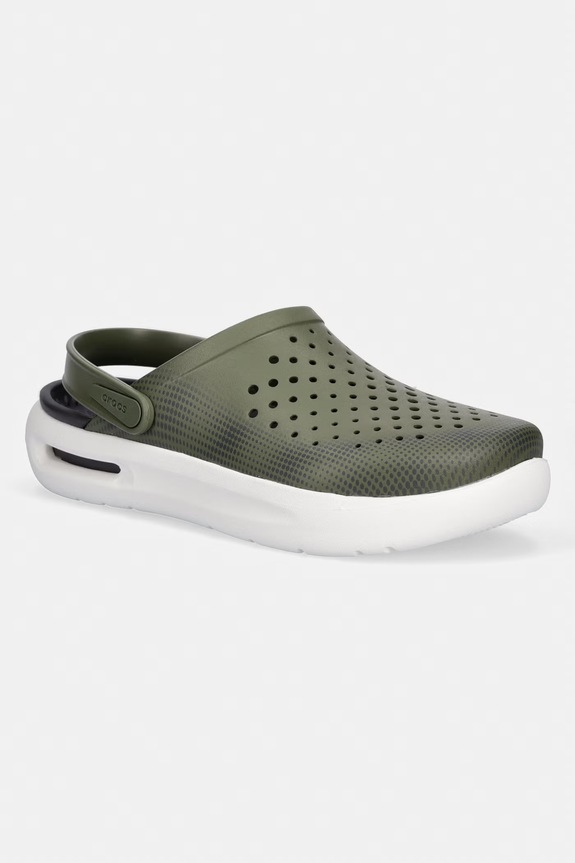 Crocs klapki męskie InMotion Micro Geo Clog zielony 212540.309