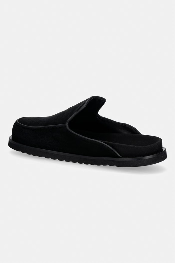 Obuwie Filling Pieces Clog Suede klapki mules męskie zamszowe 112613332214.130 czarny