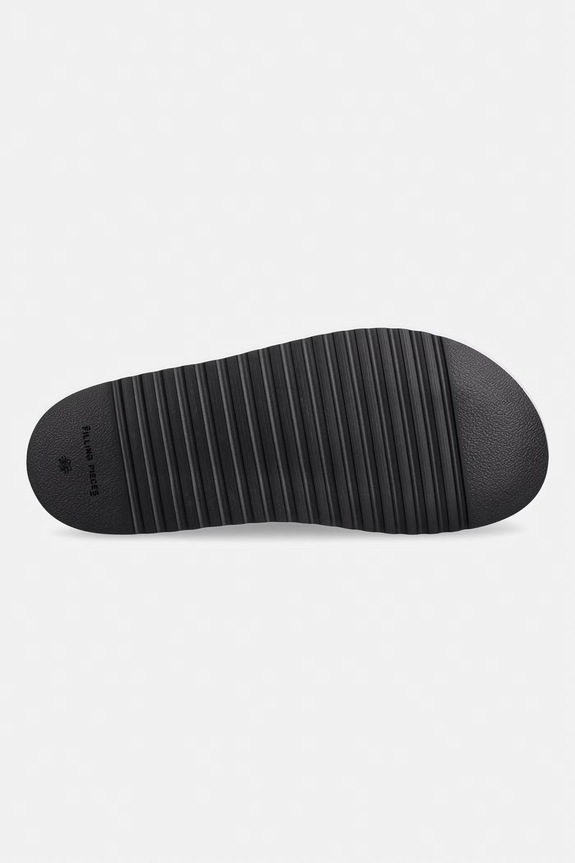 Filling Pieces Clog Suede klapki mules męskie zamszowe 112613332214.130 czarny