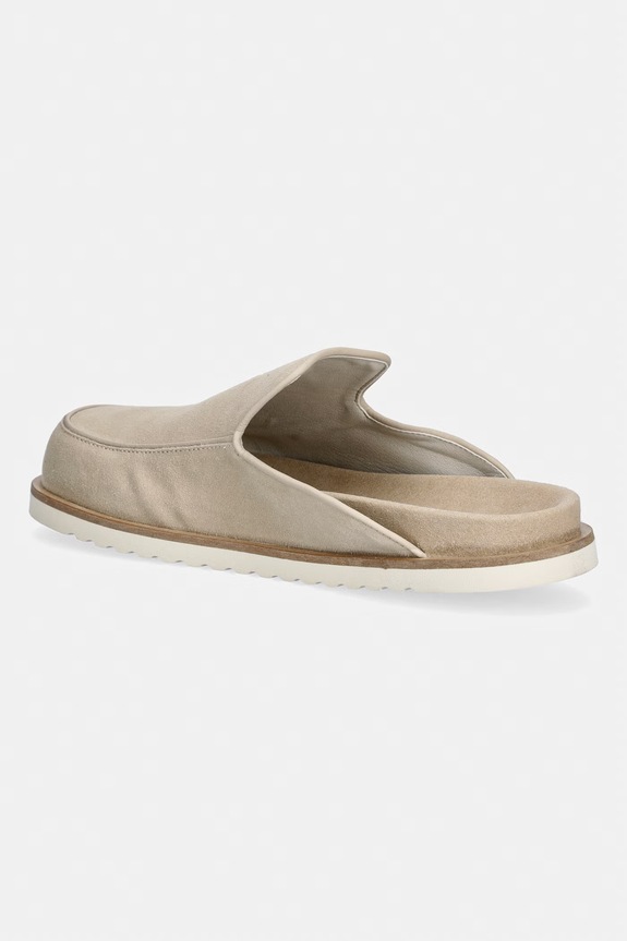 Обувки Filling Pieces Clog Suede чехли мъжки от велур 112613332214.220 бежов