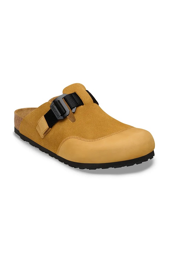 Birkenstock Boston Nova 2.0 LEVE шльопанці із закритими пальцями чоловічі замшеві 1031367 коричневий SS26