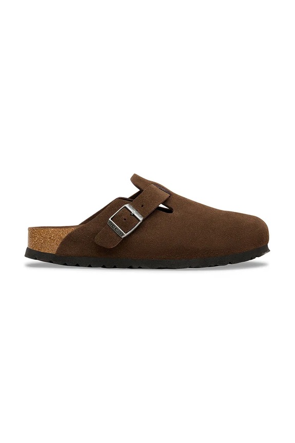 Birkenstock Boston SFB LEVE Flip-flops flat heeled suede brown 1031641