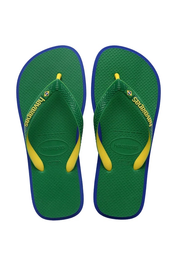 Havaianas вьетнамки для мужчин BRASIL TWIST зелёный 4149927.2703