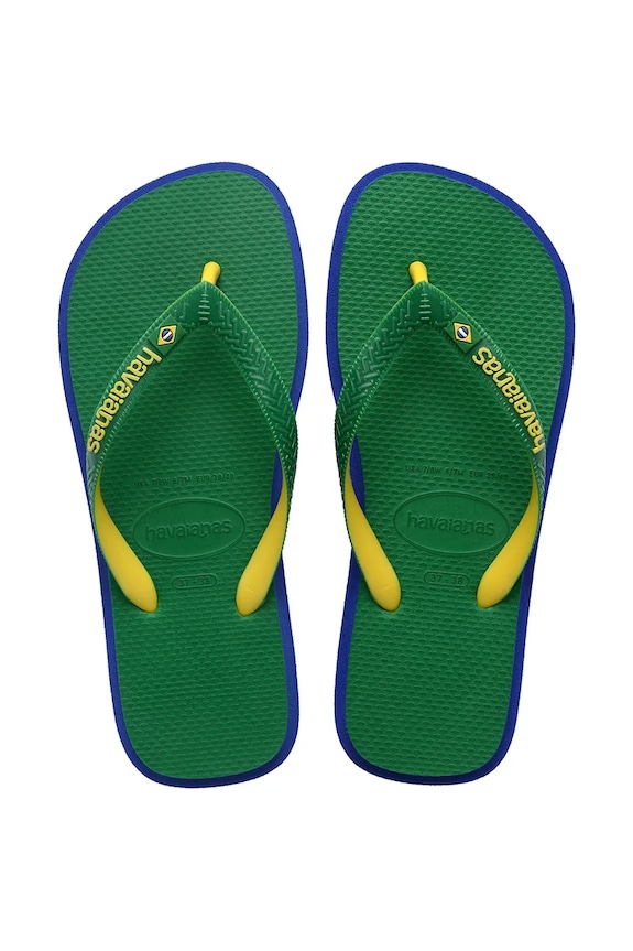 Havaianas вьетнамки для мужчин BRASIL TWIST зелёный 4149927.2703