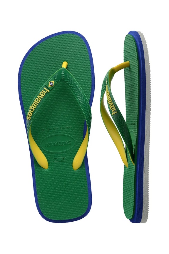 Havaianas вьетнамки для мужчин BRASIL TWIST 4149927.2703 зелёный