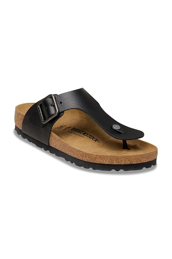 Birkenstock Ramses šľapky pánske kožené 1031410 čierna SS26