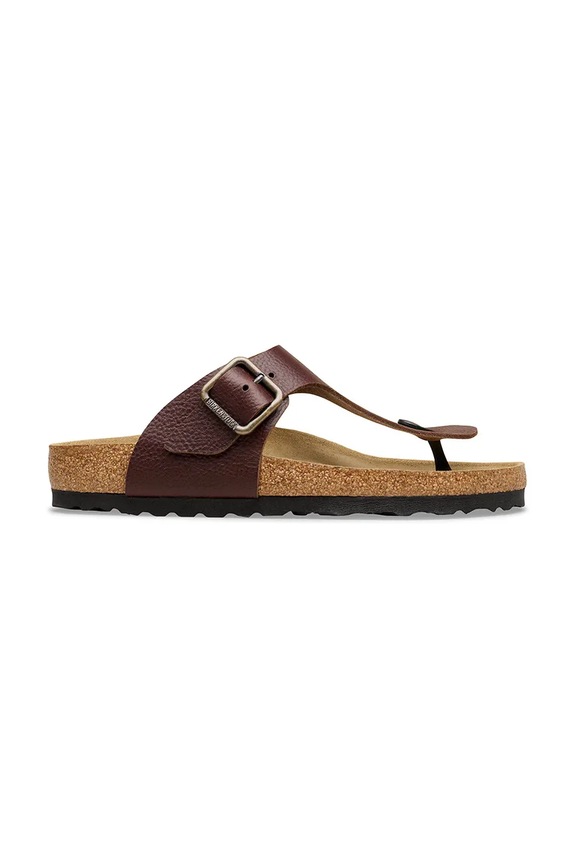 Birkenstock Ramses šľapky pánske kožené hnedá 1031400