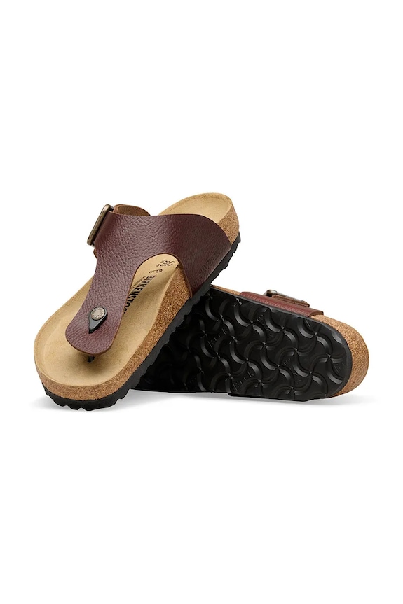 Birkenstock Ramses šľapky pánske kožené hnedá 1031400