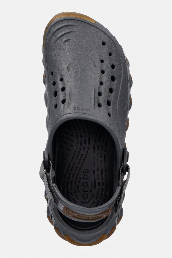 Crocs pánske šľapky Echo Gum Ro Clog sivá 211675.0DA
