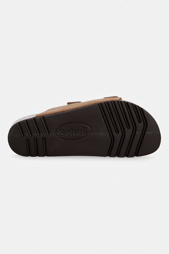 Scholl pánské nubukové pantofle JULIEN F300741062 béžová