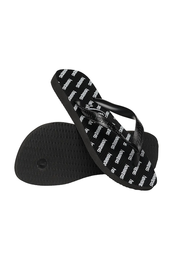 Παντόφλες Havaianas TOP LOGOMANIA ESSENTIAL BALLET μαύρο 4149891.0090