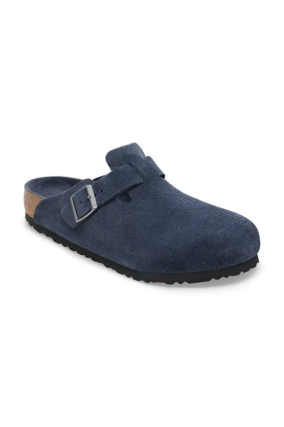 Birkenstock Μουλάρια σουέτ Boston 1030837 σκούρο μπλε SS26