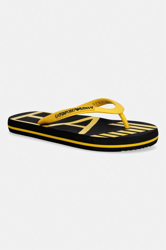 EA7 Emporio Armani șlapi galben AF22188.7X000659