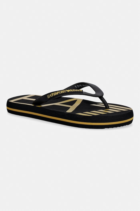 EA7 Emporio Armani šľapky zlatá AF22188.7X000659