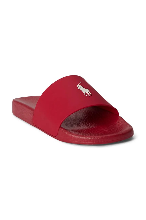 Polo Ralph Lauren шлёпанцы для бассейна Polo Slide 809P07314003.600 красный SS26