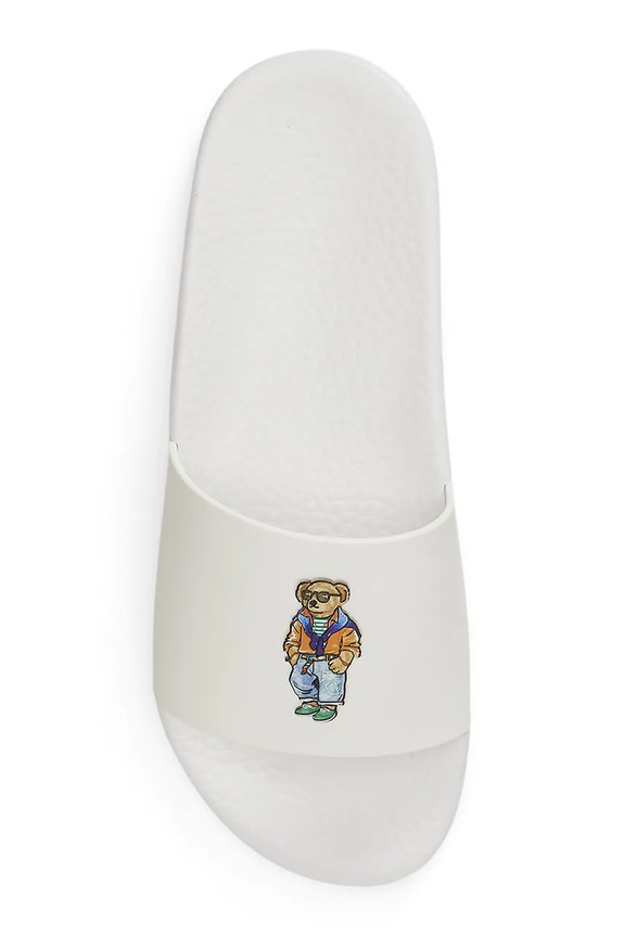 Încălțăminte Polo Ralph Lauren papuci pentru piscină Polo Slide 809P09762001.100 alb