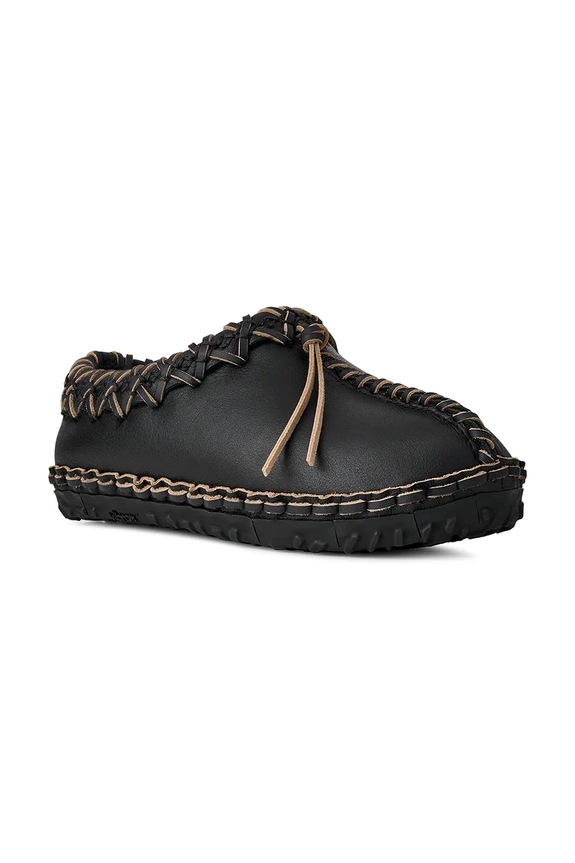 UGG W Tasman Albite papuci de piele 1175271.BLK negru SS26