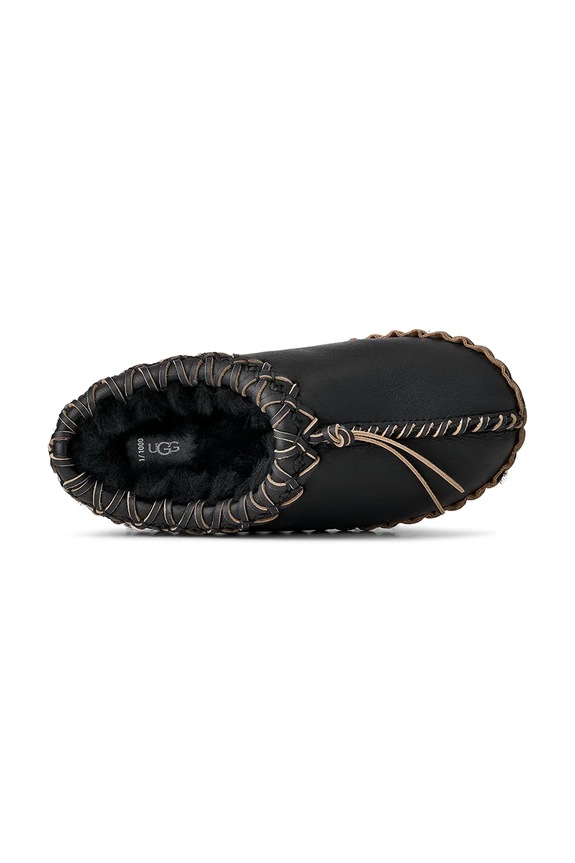UGG W Tasman Albite papuci de piele 1175271.BLK negru