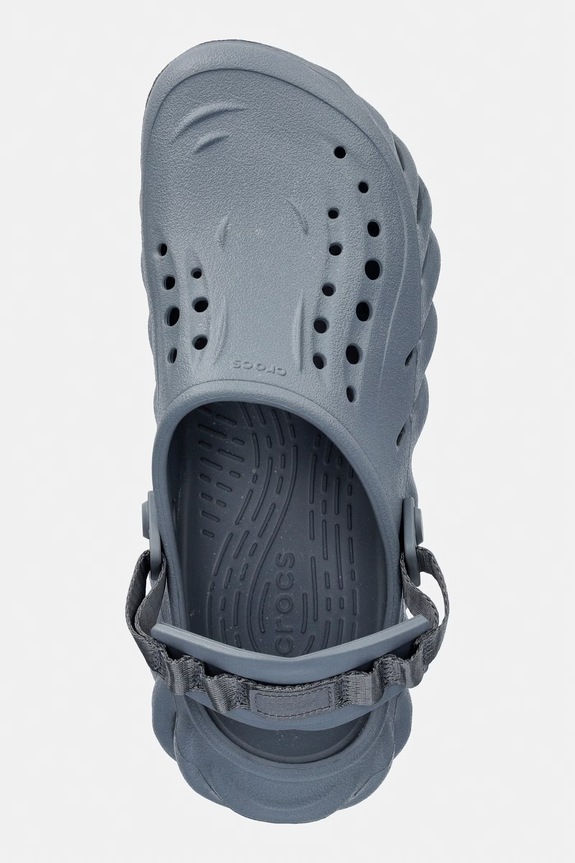 Crocs šľapky Echo Clog sivá 207937.0Z3
