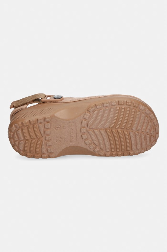 Crocs klapki Classic Crafted Vegan Suede Cg 211930.2JJ brązowy