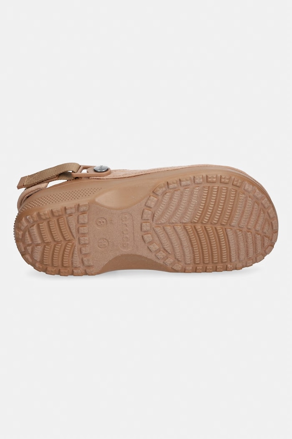 Crocs klapki Classic Crafted Vegan Suede Cg 211930.2JJ brązowy