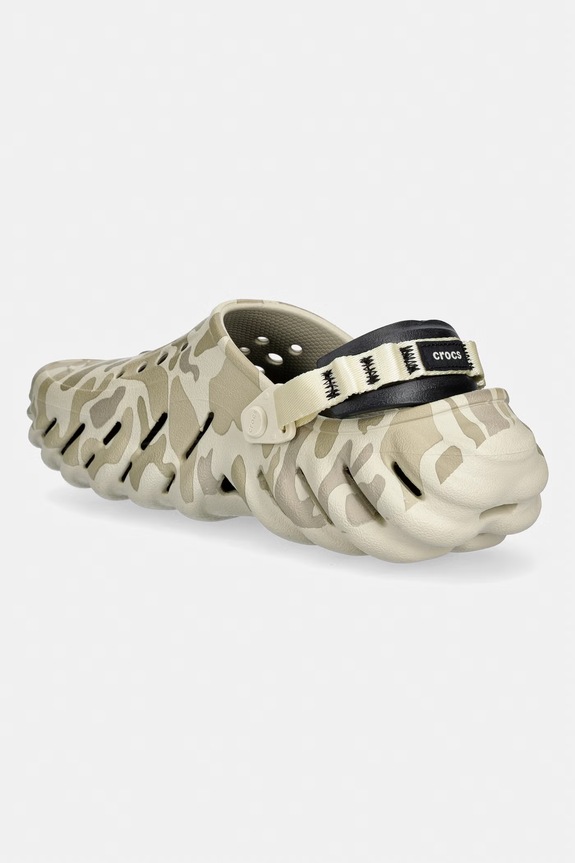 Obuwie Crocs klapki Echo Duck Camo Clog 211981.2YJ beżowy