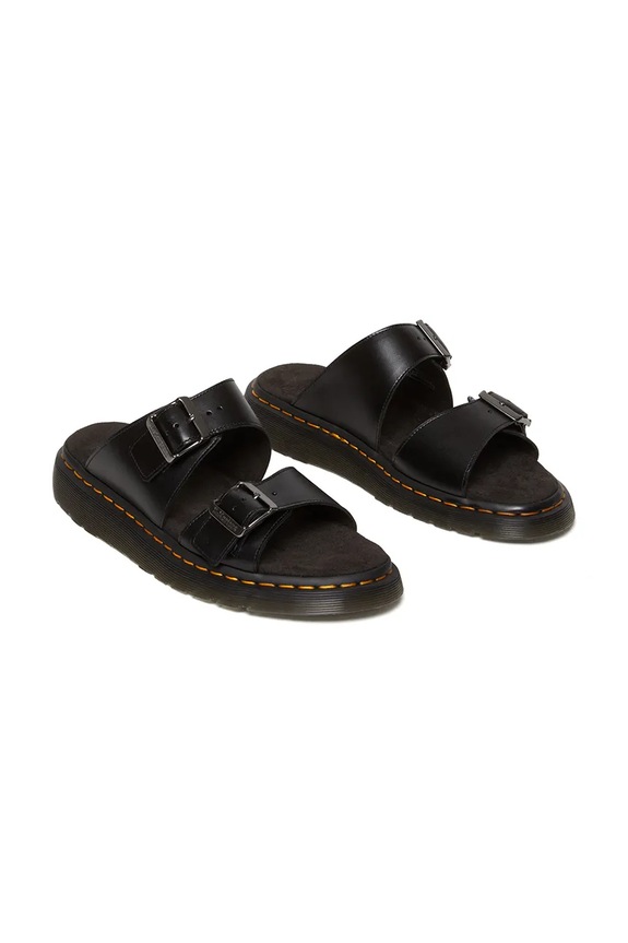 Dr. Martens klapki skórzane Josef DM31570001 czarny SS26