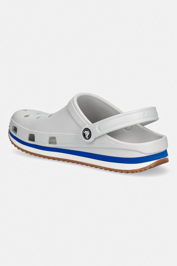 Obuwie Crocs klapki Classic Retro Runner Clog 212831.1FT szary