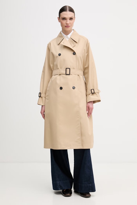 Weekend Max Mara trencz CANASTA nieocieplane beżowy 2615021021600