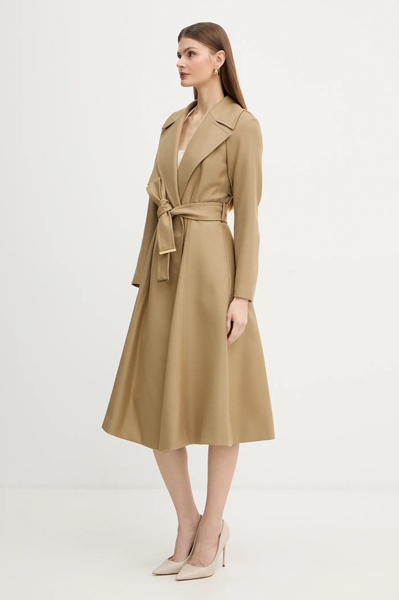 Marciano by Guess trencz z dodatkiem wełny ETHEL 6RGL06.7426A zielony SS26