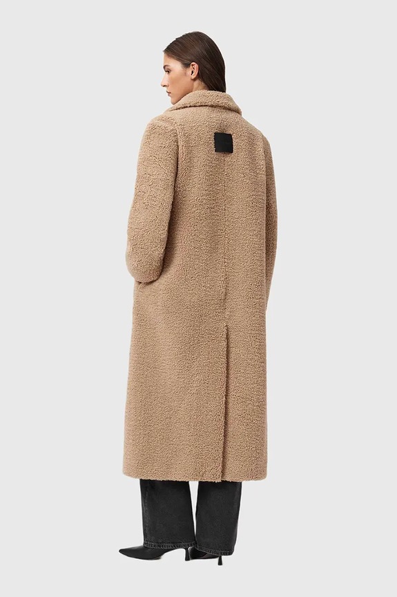 AllSaints płaszcz W062OB beżowy SS26