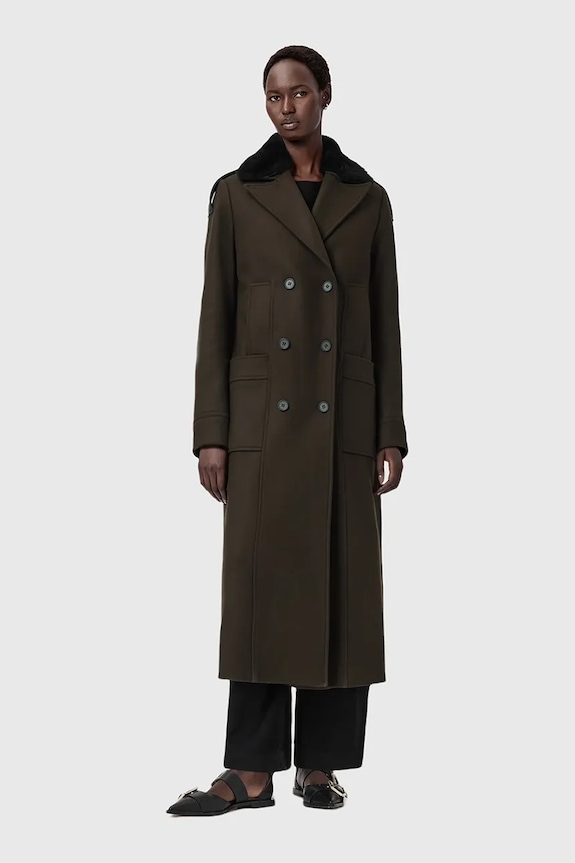 AllSaints cappotto con lana W060OD