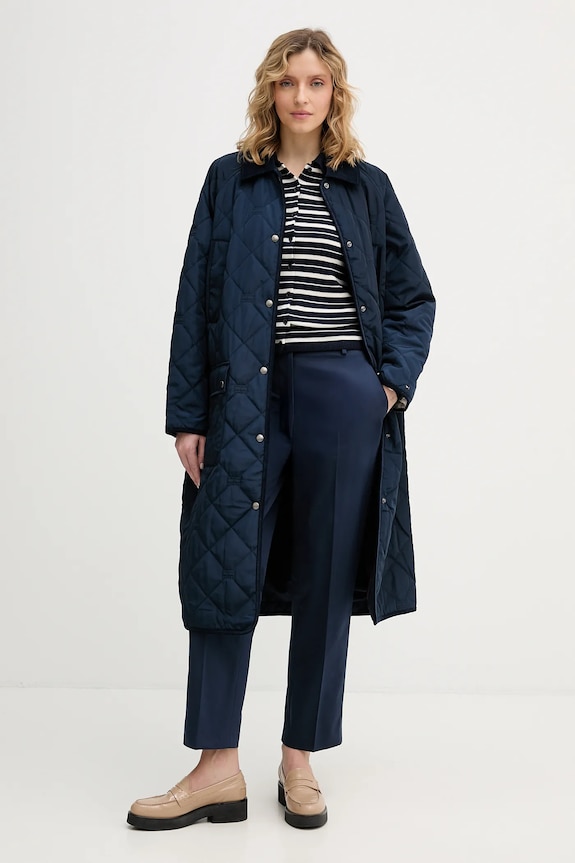 Μπουφάν Tommy Hilfiger WW0WW47747 σκούρο μπλε SS26