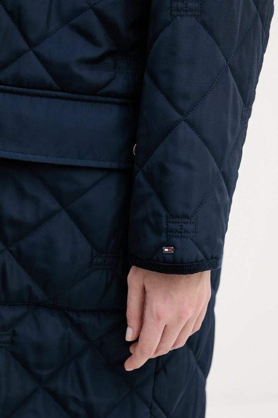 Μπουφάν Tommy Hilfiger WW0WW47747 σκούρο μπλε
