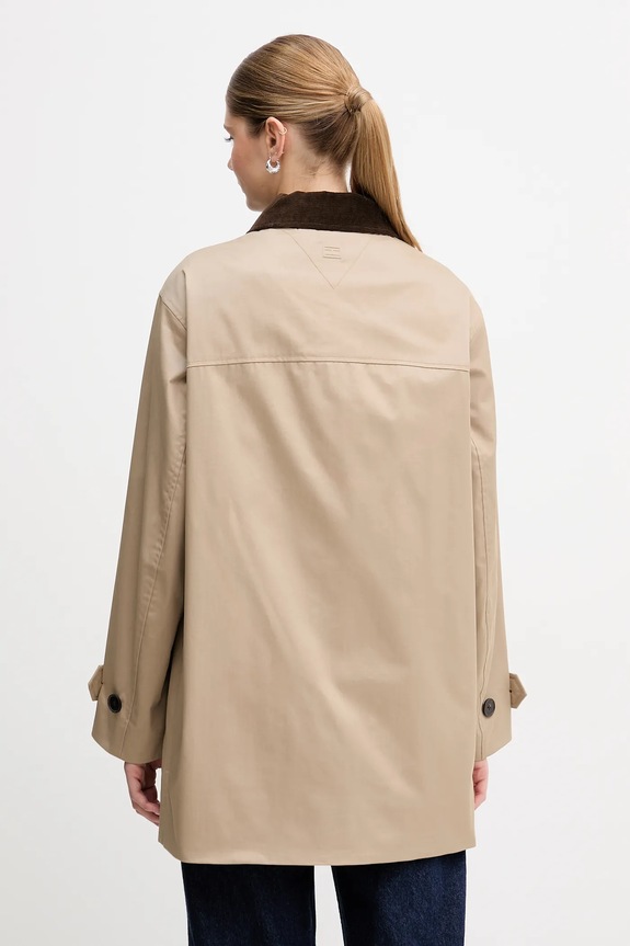 Oblečenie Kabát Tommy Hilfiger WW0WW47765 béžová