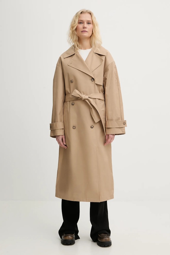 Calvin Klein trencz nieocieplane beżowy LV044C501G