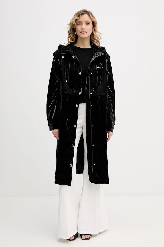 Karl Lagerfeld parka B1W15006 fekete SS26