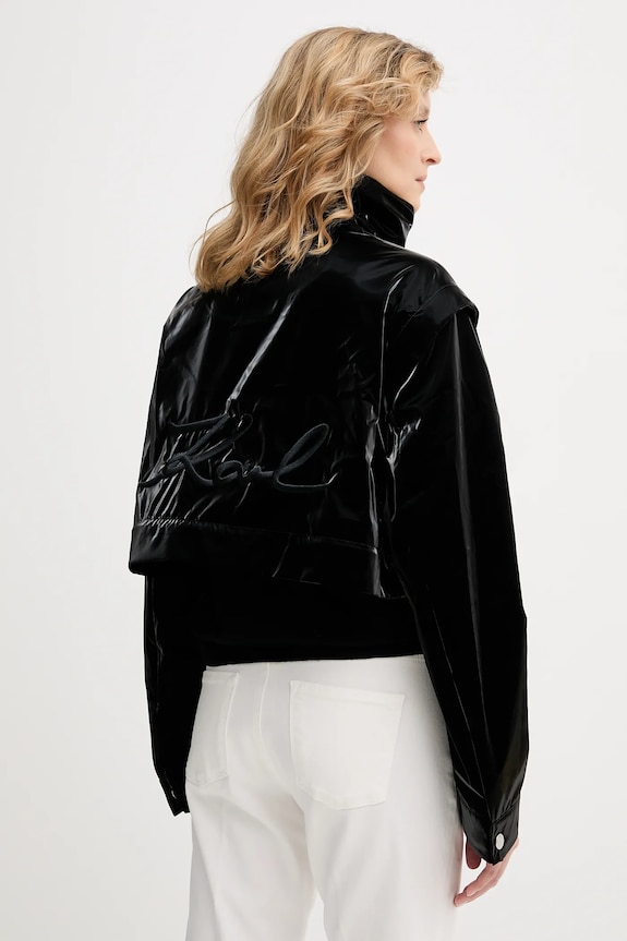 Karl Lagerfeld parka B1W15006 fekete