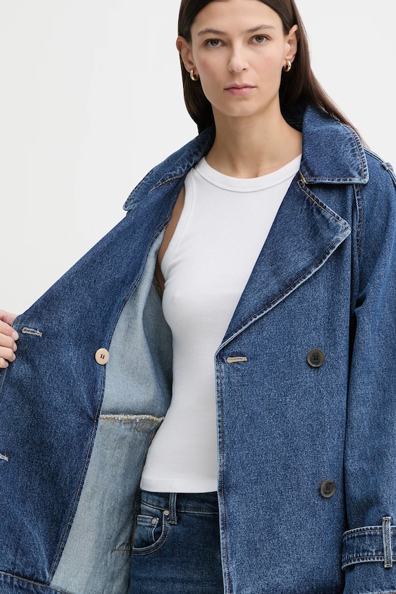 Dkny palton jeans DL5MPV83