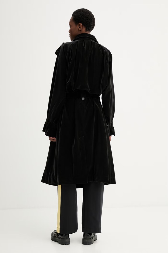 Odzież Rains trencz 12620 Trench Coat W3 12620.158 czarny