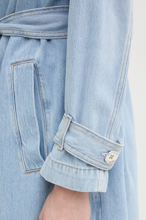 Τζιν παλτό Liu Jo UA6174.D0319 μπλε