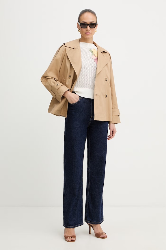Twinset kabát dámsky 261TP2231 béžová SS26