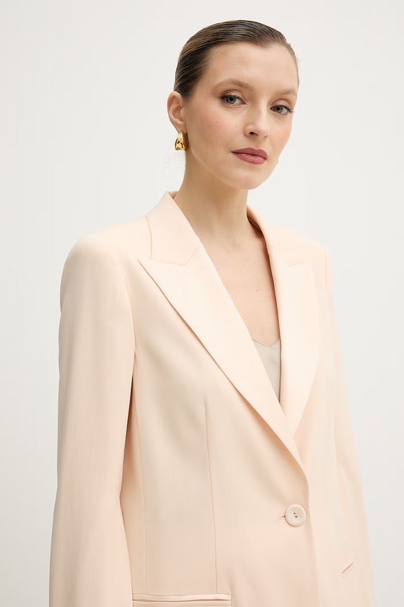 Twinset płaszcz beżowy 261TP2422