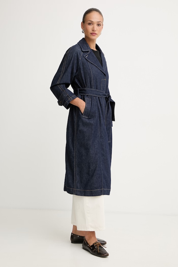 Max&Co. kabát dámsky rifľový MCOORCA 2616011033200 tmavomodrá SS26