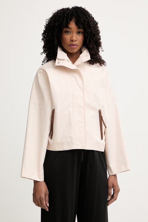 Max&Co. μεταβατικό μπουφάν γυναικείο με βαμβάκι MCOLECITO μπεζ 2616081033200