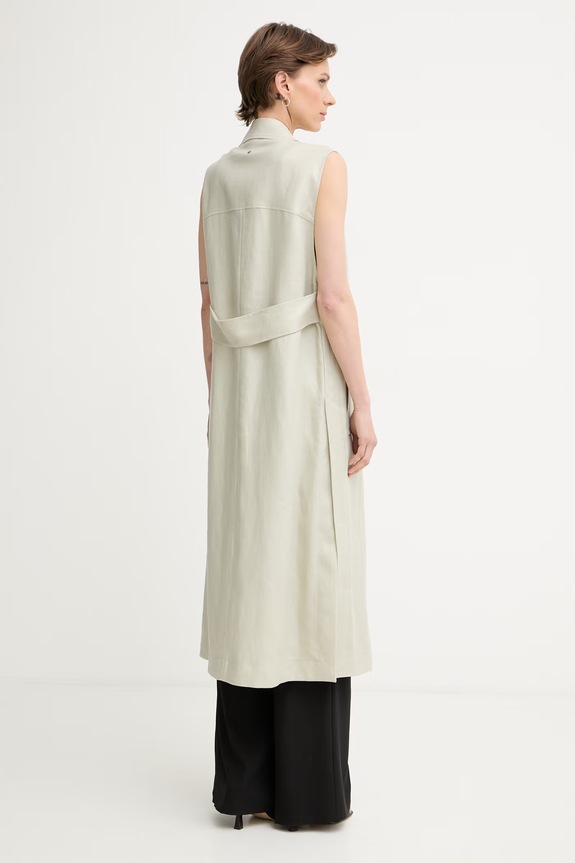 Ruházat Armani Exchange kabát női vászon XW001979.AF21530 bézs