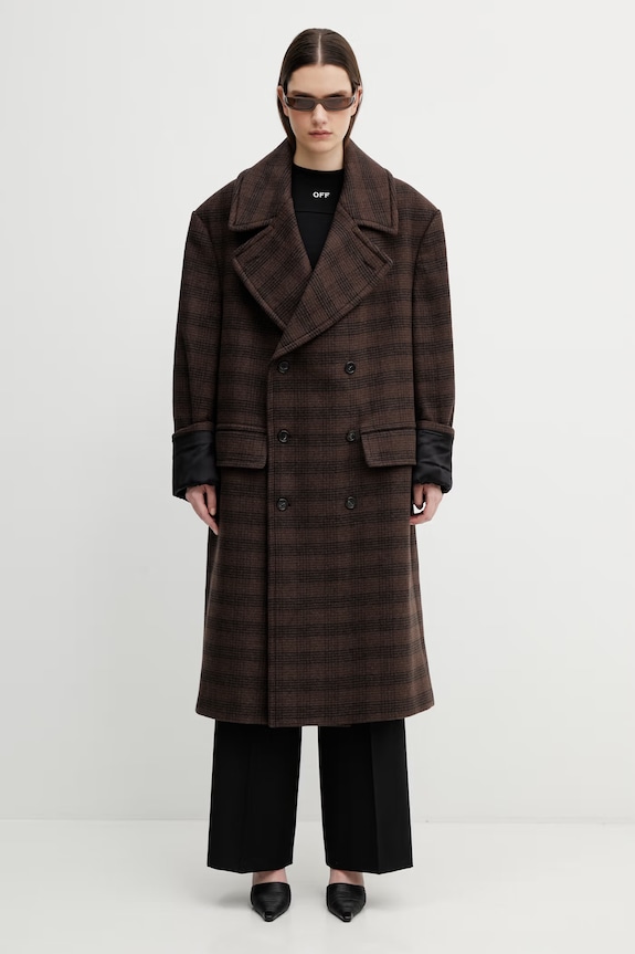 Палто с вълна MM6 Maison Margiela S52AA0190.M35472.M63