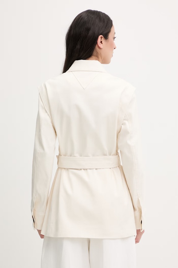 Abbigliamento Karl Lagerfeld cappotto da donna con cotone B2W15014 beige