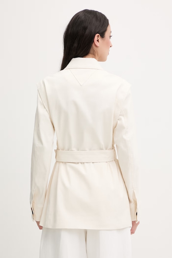 Abbigliamento Karl Lagerfeld cappotto da donna con cotone B2W15014 beige